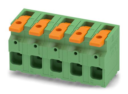 1119821 Phoenix Contact PCB Terminal Block, 5-Contact, 15mm Pitch, Through Hole Mount, 1-Row