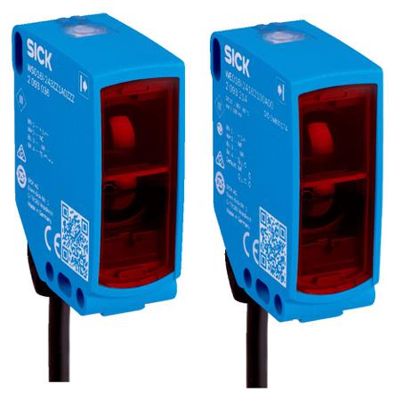 WSE16P-34161100A00 Through Beam Photoelectric Sensor, Rectangular Sensor, 0 → 45 m Detection Range IO-LINK