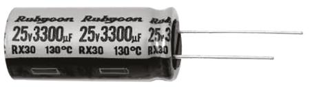 50RX30220M10X20 Rubycon 220μF Aluminium Electrolytic Capacitor 50V dc, Radial, Through Hole -
