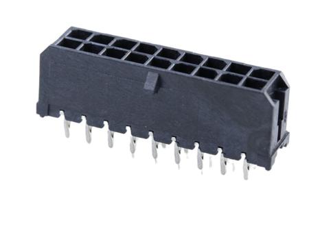 44914-1801 Molex 44914 Series Vertical Through Hole Header, 18 Contact(s), 3 mm Pitch, 2 Row, Shrouded