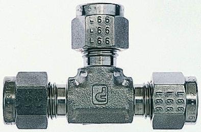 ETM10-316 Parker Stainless Steel Pipe Fitting Tee Union x10mm OD