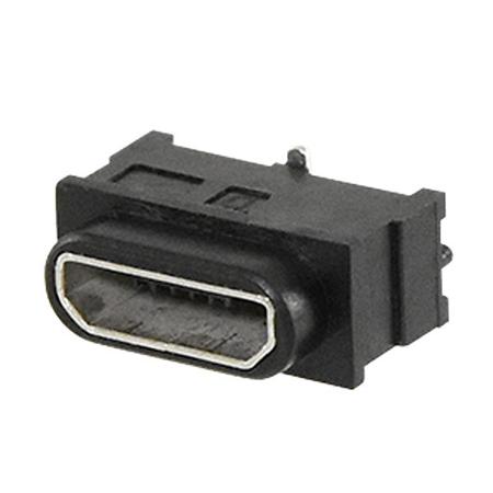 UJ2-MIBV-4-SMT-TR-67 Same Sky Horizontal, SMT Type Micro B Type 2 IP67 USB Connector