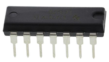 LF347N Texas Instruments, Operational Amplifier, 3 MHz, 14-Pin 18 V PDIP