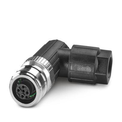 1438162 Phoenix Contact Industrial Circular Connectors, 5 Contacts, Cable, M12 Connector, Socket, Female, 1438 Series