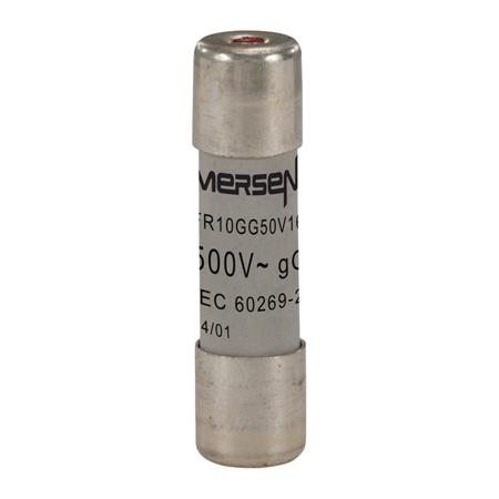 H201809 Mersen 16A Slow-Blow Ceramic Cartridge Fuse, 10 x 38mm