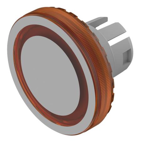 61-9643.301 Indicator Lens Round Style, Orange, 19.7 diameter