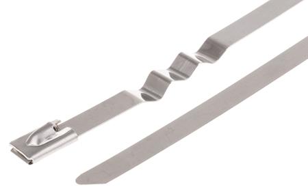 743-6342 RS Pro Metallic 316 Stainless Steel Zig Zag Cable Tie, 200mm x 7.9 mm