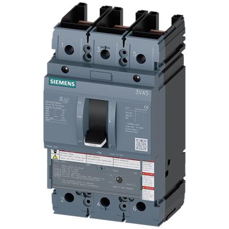 3VA5212-7ED31-0AA0 Siemens, SENTRON MCCB 3P 125A, Breaking Capacity 10 kA, Fixed Mount