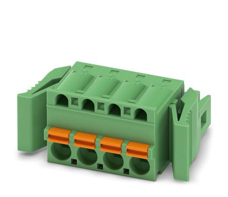 1925715 Phoenix Contact, 5.08mm Pitch, FKC 2.5/ 4-ST-5.08-RF, 4 Way, , Pluggable Terminal Block, Plug, Panel Mount, Screw