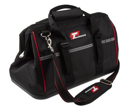 PT130016 Technics , Polyester Hard Bottom Bag with Shoulder Strap