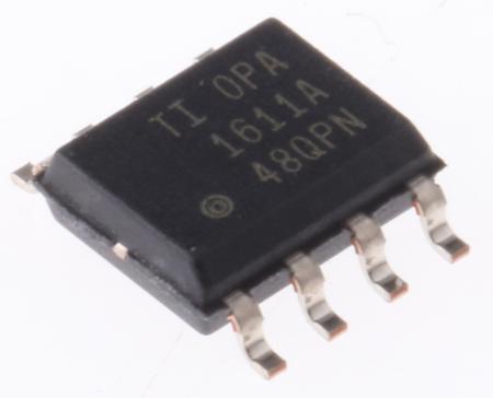 OPA1611AID Texas Instruments, Operational Amplifier, 80 MHz, 8-Pin 18 V SOIC