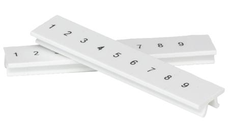 1050127 Phoenix Contact, LGS:1-9, ZB 5 Zack Marker Strip for use with Terminal Block Width 5.2 mm