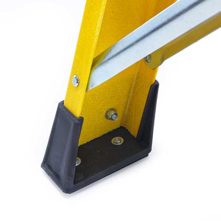 285-155 RS PRO Aluminium, Fiberglass 5 steps Step Ladder, 2.53m open length