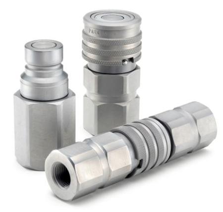 FEM-371-6FB Parker Steel Female Hydraulic Quick Connect Coupling, G 3/8 Female