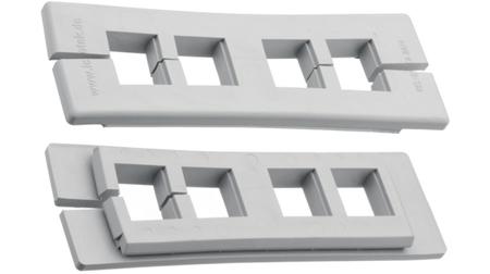 KEL-QTA 24/4 Icotek Elastomer Cable Trunking Frame, 142 x 44mm, KEL-QTA