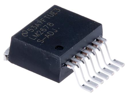LM2678S-ADJ/NOPB Texas Instruments,  Step-Down Switching Regulator, 1-Channel 5A Adjustable 7-Pin, D2PAK