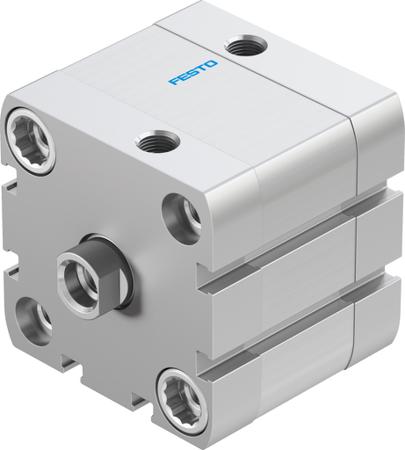 ADN-50-15-I-P-A Festo Double Action Pneumatic Compact Cylinder 50mm Bore, 15mm stroke