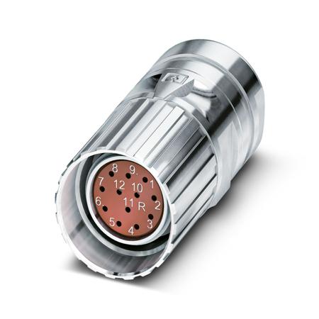 1243709 Phoenix Contact Circular Connector, 12 Contacts, Cable, M23 Connector, Plug, Male, IP67, CA Series