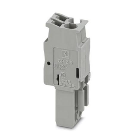 3040261 Phoenix Contact  SP 2.5/2 Series Grey, Single-Level, Spring Clamp Termination