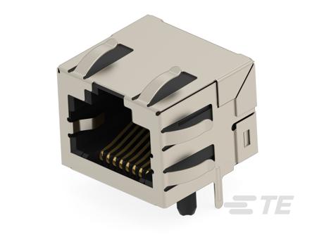 2501551-7 TE Connectivity 25015 Series Female Ethernet Connector, Through Hole, Cat5 Right Angle 1 Port 8 -Way