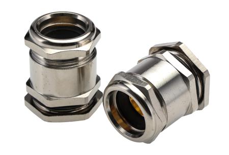 52003540+52005170 Lapp SKINDICHT Series Metallic Nickel Plated Brass Cable Gland, PG21 Thread, 15.8mm min., 17.8mm max., IP68