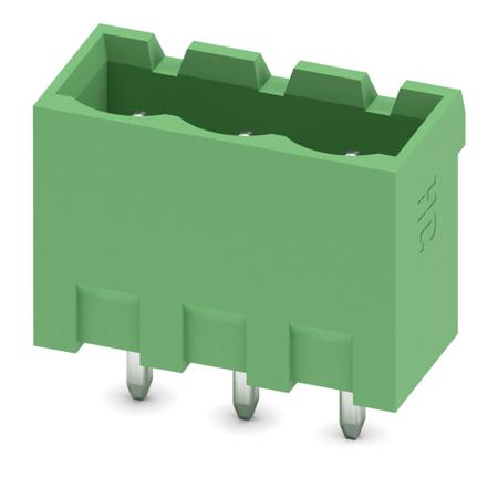 1924208 Phoenix Contact, 5.0mm Pitch, MSTBVA 2.5 HC/ 3-G, 3 Way, Pluggable Terminal Block, Header, Solder Termination,