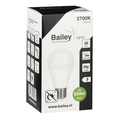 145743 LED Night Sensor A60 E27 9W 820lm 827