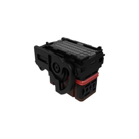 643201319 Molex 64320 Series, 4 Row 48 Way Cable Mount Socket Receptacle Housing, with Crimp Termination Method