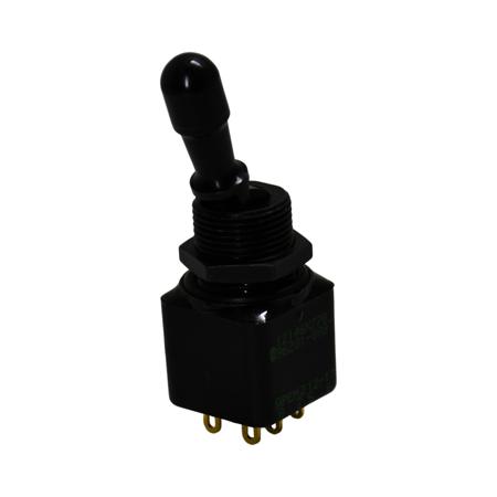 12146-1VX778 APEM Toggle Switch, Panel Mount, On-On, DPST, Solder Lug Terminal, 28V dc