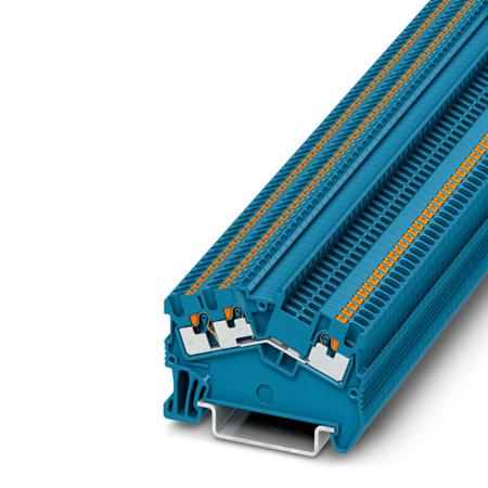 3214592 Phoenix Contact  PTS 1.5/S-TWIN BU Series Blue, 0.14 → 1.5mm², Push In Termination, ATEX, IECEx
