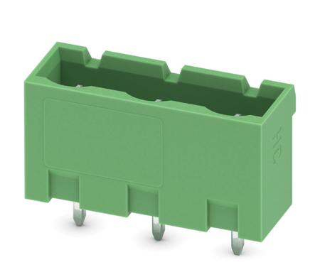 1767979 Phoenix Contact, 7.62mm Pitch, GMSTBVA 2.5 HC/ 3-G-7.62, 3 Way, , Pluggable Terminal Block, Header, Through Hole,