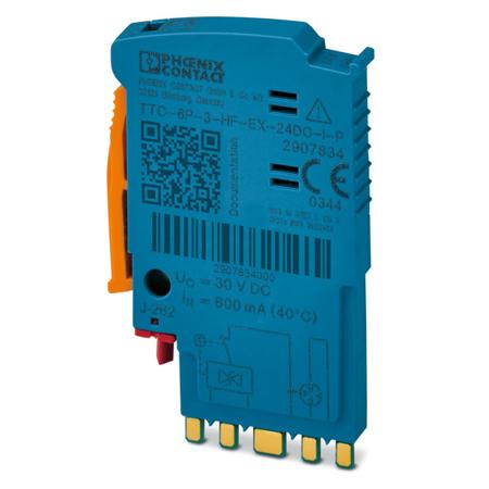 2907834 Phoenix Contact Surge Protector, DIN Rail Mount