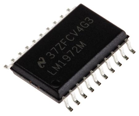 LM1972M/NOPB Texas Instruments , Digital Attenuator, 78dB, 3MHz, 20-Pin SOIC W