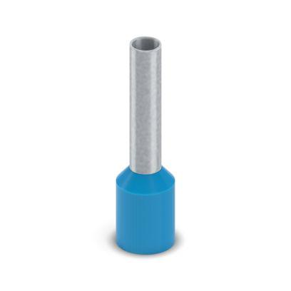 2100065 Phoenix Contact, Ferrule A Insulated Bootlace Ferrule, 17mm Pin Length, 2.3mm Pin Diameter, Blue