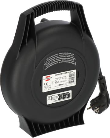 1093901 brennenstuhl 10m 4 Socket Type E - French Cable Reel Cassette Reel, 230 V, IP20