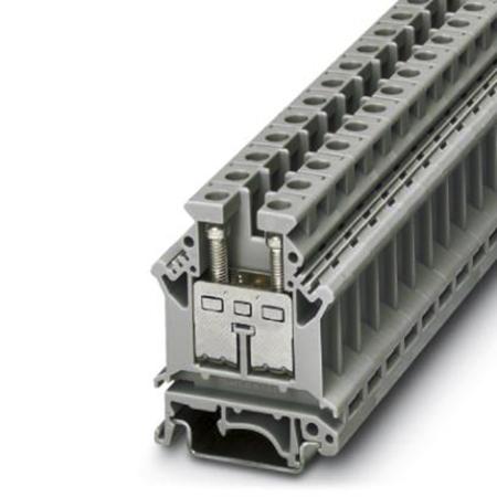 3006014 Phoenix Contact  UK 16 Series Grey, Single-Level, Screw Termination