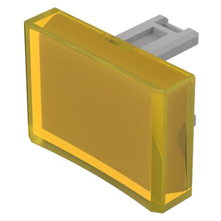 31-904.4 Indicator Lens Rectangle Style, Yellow, 21.5 Long