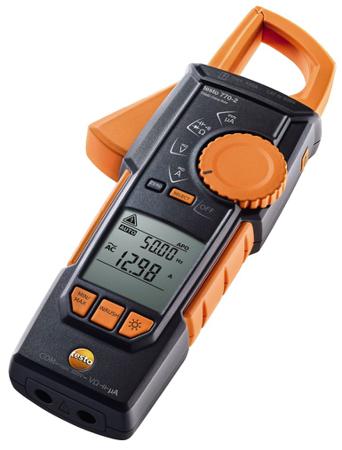 0590-7702 Testo 770-2 Clamp Meter, Max Current 400A ac, 400A dc CAT 3 1000 V, CAT 4 600 V