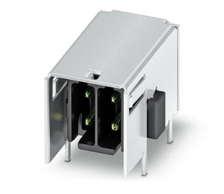 1150791 Phoenix Contact, 2.54mm Pitch, DMC, 2 Way, Right Angle, Pluggable Terminal Block, Header, Through Hole, Solder