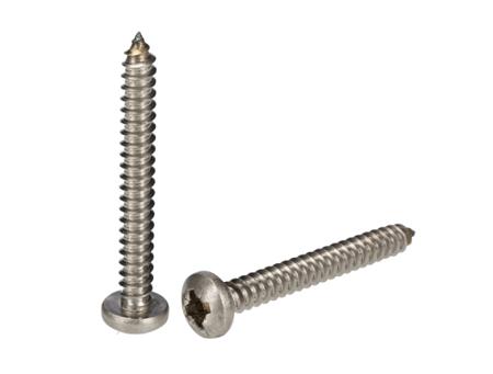 287-3913 RS PRO A2/304 Stainless Steel Pan Head Self Tapping Screw, N°12 x 1.3/4in Long 45mm Long