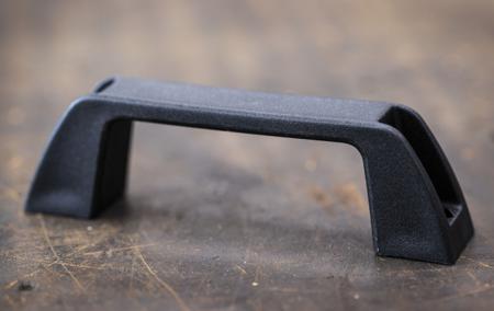 456-490 RS Pro Black Nylon Matte Drawer Handle, 140mm x 40mm x 28mm 120mm