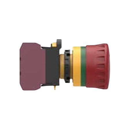 PBES22N03R TE Connectivity PBES22 Series Emergency Stop Push Button, Panel Mount, 22.3mm Cutout, 3 NC, IP20, IP65