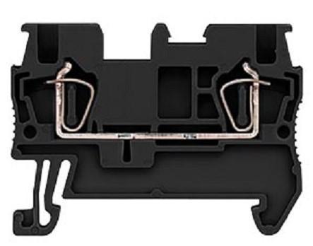 8WH2000-0AE08 Siemens 8WH Series Black Din Rail Terminal, 1.5mm², 1-Level, Spring Termination, CSA