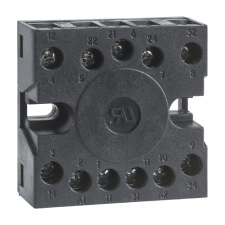 RE48ASOC11AR Schneider Electric Harmony Time Series Chassis Mount Relay Socket, 2-Contact, DPDT