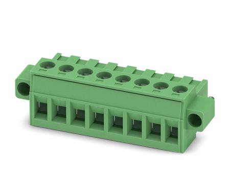 1804661 Phoenix Contact, 5.08mm Pitch, MSTBT 2.5/ 8-STF-5.08, 8 Way, Pluggable Terminal Block, Plug, Screw Termination,