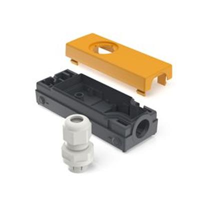1.20.810.310/0000 RAFI Yellow E-BOX MODULAR Enclosure - 22.3mm Diameter