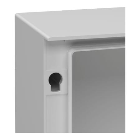 NSYPLM86BG Schneider Electric Fibreglass Reinforced Polyester, Wall Box, IP66, 300mm x 847 mm x 636 mm