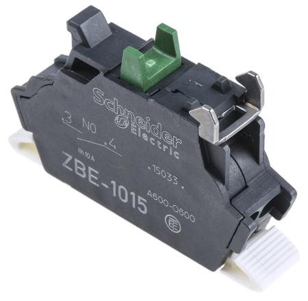 ZBE1015 Schneider Electric Harmony Series Contact Block, 1NO