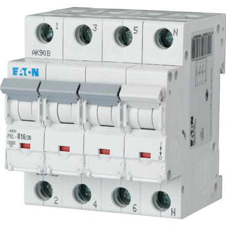 236527-PXL-C16-3N Eaton xPole - PXL PXL MCB, 3P, 16A Curve C, 400V AC, 10 kA Breaking Capacity