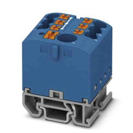 3274168 Phoenix Contact Distribution Block, 7 Way, 4mm², 24A, 690 V, Blue